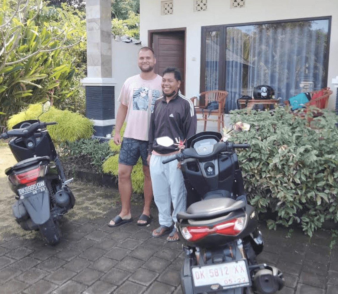 Scooter matic terawat siap sewa